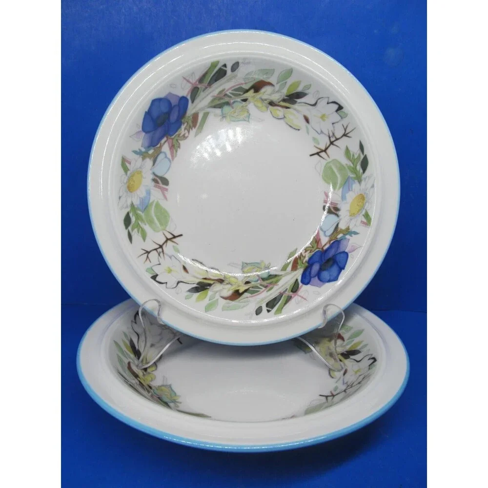 Goebel Jardin Germany Set Of 2 Rare HTF 8 1/2